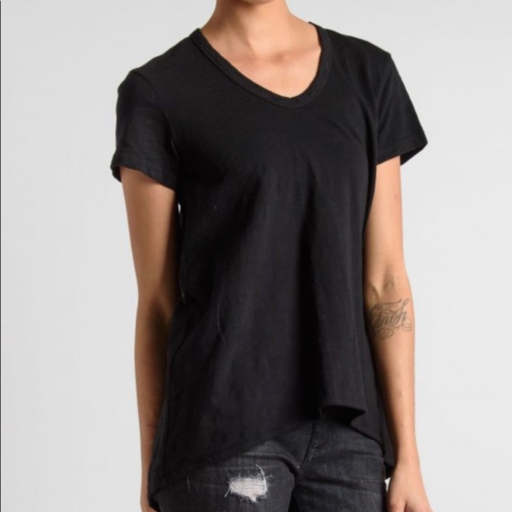 NWOT WILT Boyfriend Top in black!
